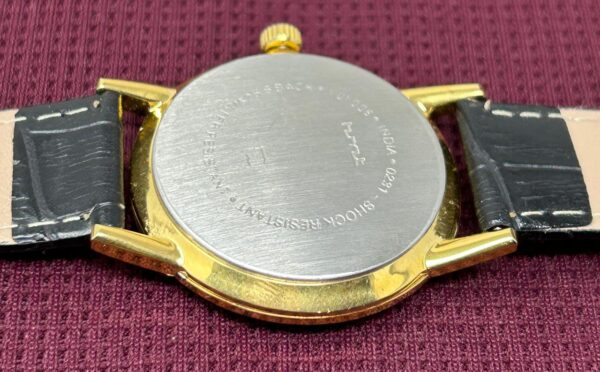 HMT Sona Hand Winding White Dial 17 Jewels Indian Made Men's Wrist Watch - Image 4