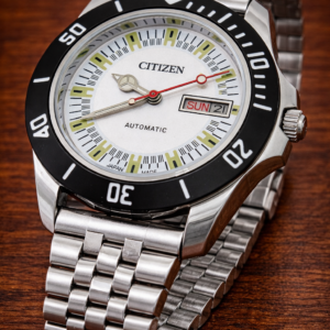 Vintage Citizen Diver Automatic 21 Jewels Day/Date Men's Wrist Watch