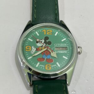Vintage Citizen Automatic Day/Date on 21 jewel Green dial Men's Wrist Watch
