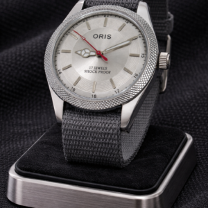 Oris ST 96 Hand Winding 17 Jewel Silver Dial Men's Wrist Watch