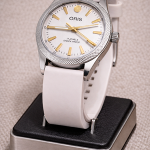 Oris ST 96 Hand Winding 17 Jewel White Dial Men's Wrist Watch