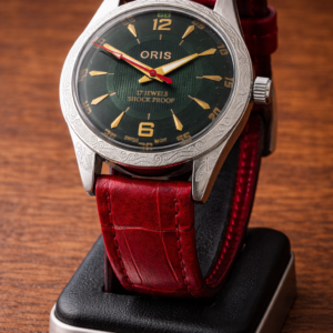 Oris ST 96 Hand Winding 17 Jewel Black Dial Men's Wrist Watch