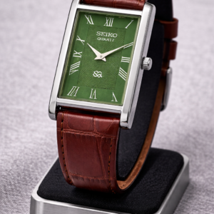 Seiko Quartz  Green Dial Men's Wrist Watch