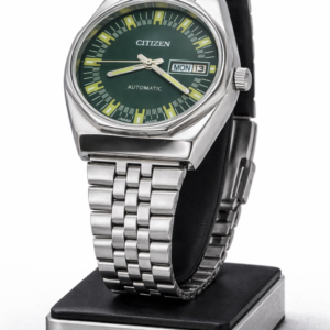 Vintage Citizen Automatic Day/Date 21 Jewel Black Dial Men's Wrist Watch