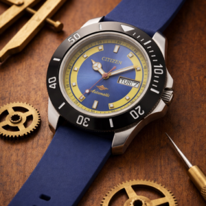 Vintage Citizen Automatic Diver 21 Jewel Day/Date Men's Wrist Watch