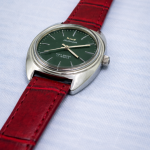 Vintage HMT Kohinoor Hand Winding 17 Jewel Black Dial Men's Wrist Watch