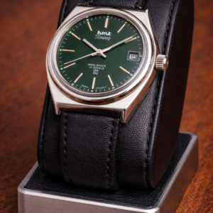Vintage HMT Tareeg Hand Winding 17 Jewel Green Dial Men's Wrist Watch