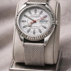 Vintage Citizen Automatic 21 Jewel Day/Date White Dial Men's wrist Watch