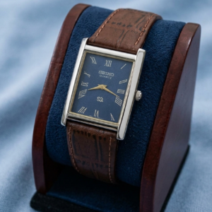 Seiko Quartz Blue Dial Men's Wrist Watch