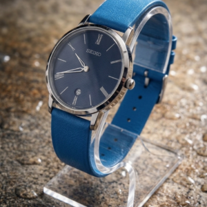 Seiko Quartz Blue Dial Men's Wrist Watch