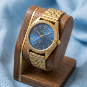 Vintage HMT Kohinoor Hand Winding 17 Jewel Blue Dial Men's Wrist Watch