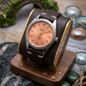 Vintage HMT Kohinoor Hand Winding 17 Jewel Copper Dial Men's Wrist Watch