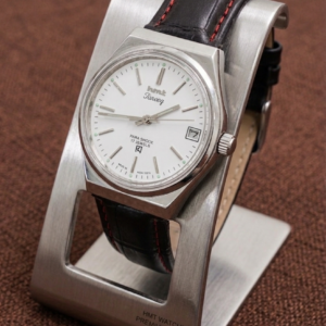 Vintage HMT Tareeg Hand Winding Date 17 Jewel White Dial Men's Wrist Watch