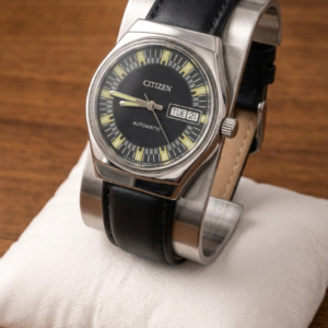Vintage Citizen Automatic 21 Jewel Day/Date Black Dial Men's Wrist Watch
