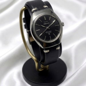 Vintage HMT Kohinoor Hand winding 17 Jewel Black Dial Men's Wrist Watch