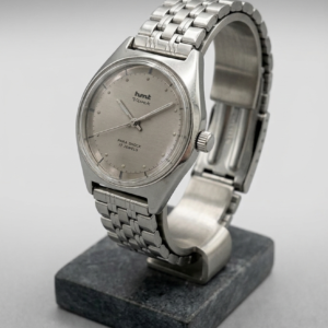 Vintage HMT Vinak Hand winding 17 Jewel Silver Dial Men's Wrist Watch