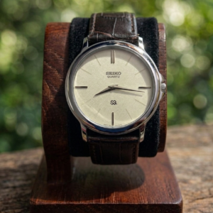 Seiko Quartz White Dial Men's Wrist Watch