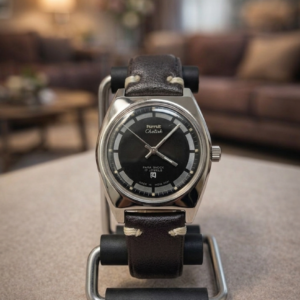 Vintage HMT Chetak Hand winding 17 Jewel Black Dial Men's Wrist Watch