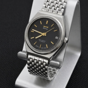 Vintage HMT Tareeg Hand Winding 17 Jewel Black Dial Men's Wrist Watch