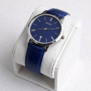 Seiko Quartz Blue Dial Men's Wrist Watch